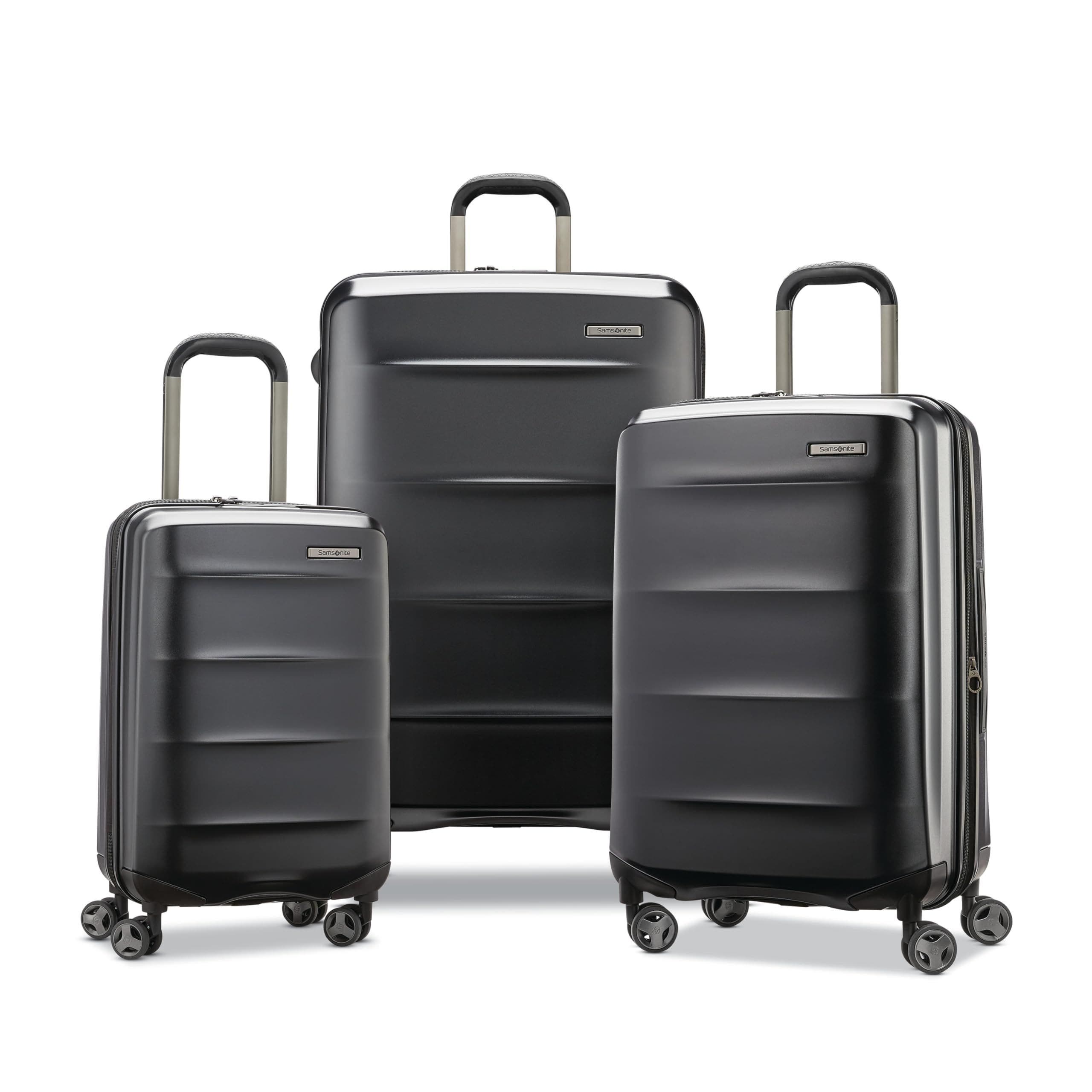 Samsonite Octiv Hardside Spinner 3-Piece Luggage Set, Main, color, Stealth Black