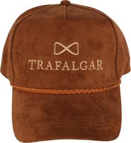 Trafalgar Traflagar's Faux Suede 5 Panel Cap with Braided Rope