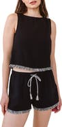 Bella Dahl Frayed Hem Crop Tank