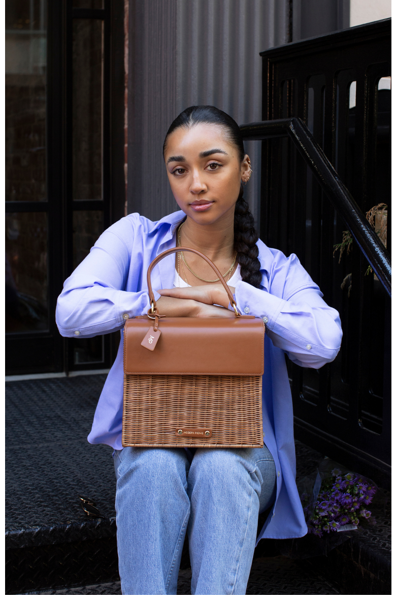 THE LUNCHER, Alternate, color, Brown Wicker