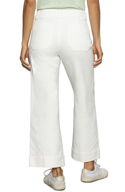 Sanctuary Voyage High Waist Crop Straight Leg Jeans In Bleached W
