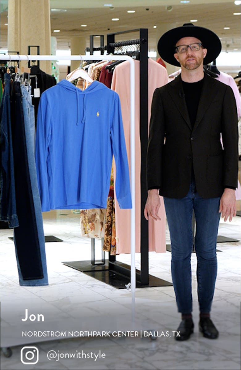 Logo Hooded Long Sleeve T-Shirt, sales video thumbnail