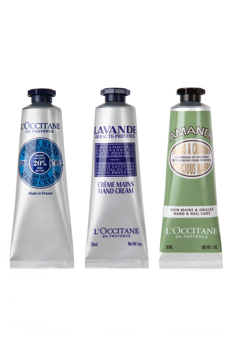 L'Occitane Hand Cream Trio, Alternate, color,