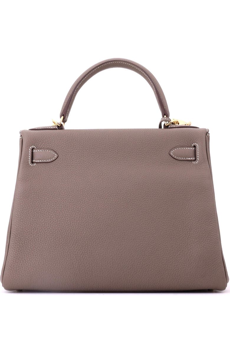 Pre-Owned Hermes Kelly Handbag Grey Togo with Gold Hardware 28, Alternate, color, Etoupe