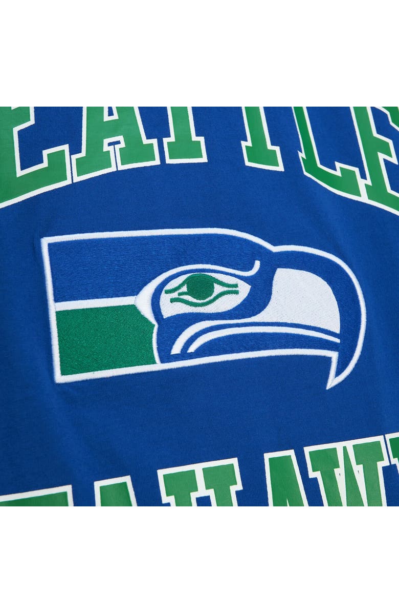 Mitchell & Ness Men's Mitchell & Ness Royal/Green Seattle Seahawks  Heritage Colorblock Tank Top, Alternate, color, Royal