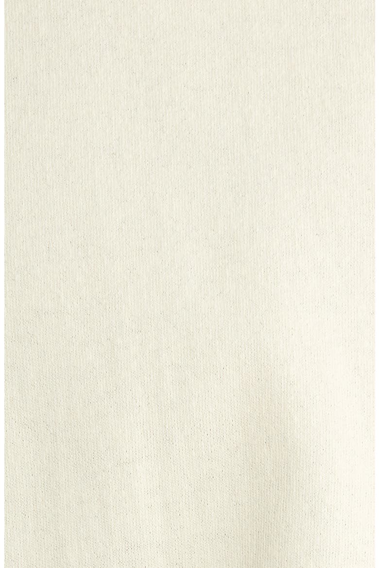 Crop Wide Long Sleeve Graphic T-Shirt, Alternate, color, OFF WHITE