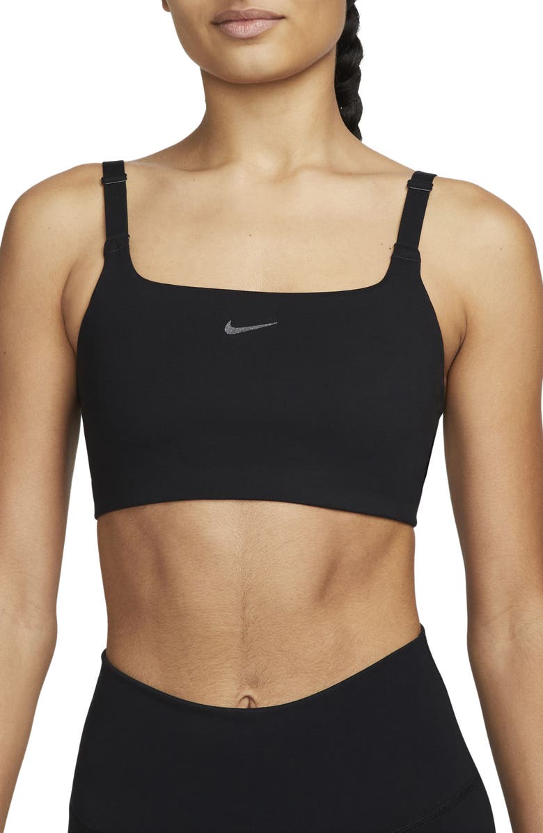 Nike Yoga Dri-FIT Alate Versa Sports Bra, Main, color, 