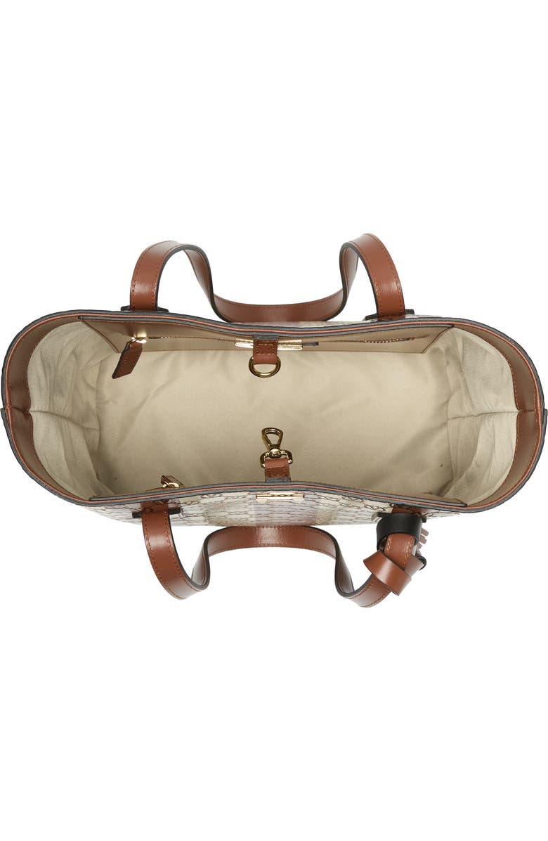 VALENTINO BY MARIO VALENTINO Prince Monogram Stripe Tote Bag, Alternate, color,