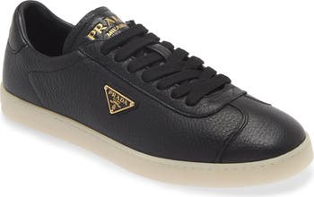 【PRADA】LANE SNEAKERS Prada Lane Suede Low-Top Sneakers | Neiman Marcus