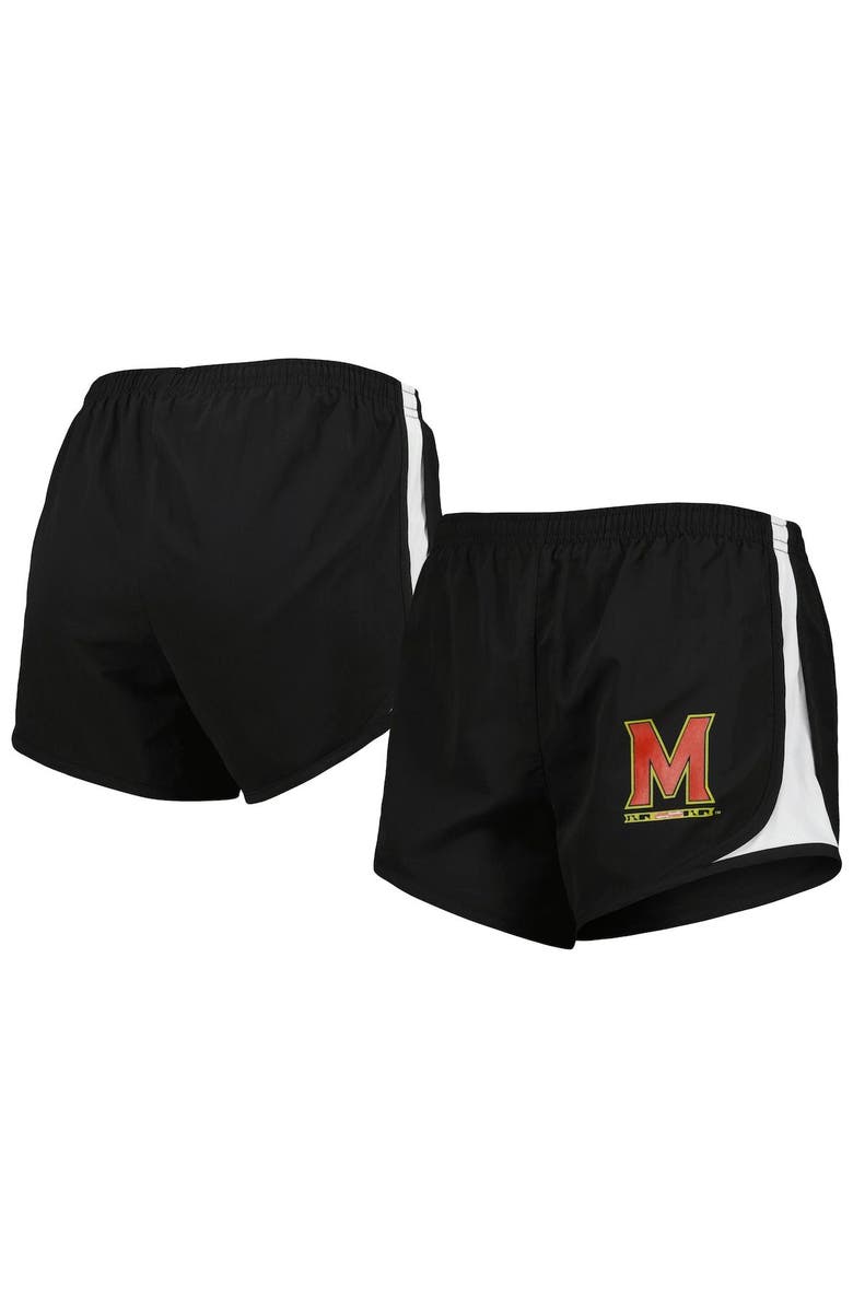 BOXERCRAFT Women's Black Maryland Terrapins Sport Shorts, Main, color,