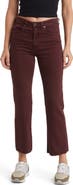 AG Kinsley High Waist Raw Hem Ankle Flare Jeans