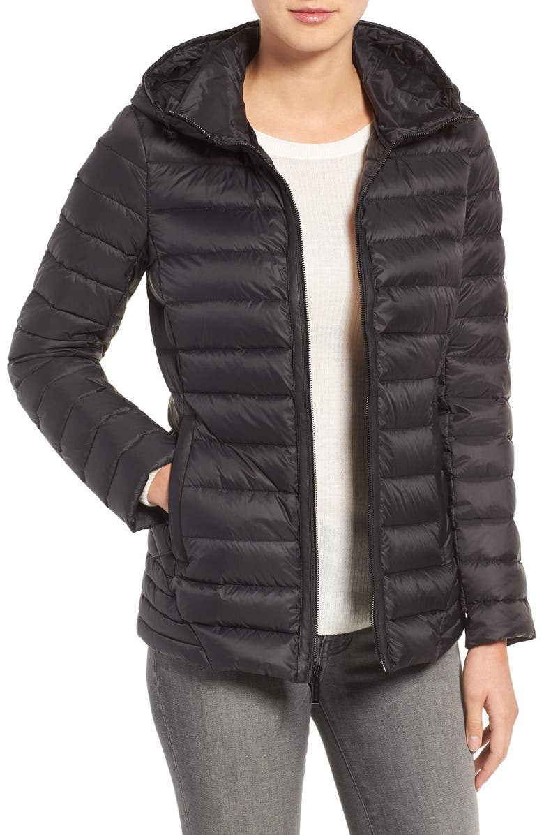 MICHAEL Michael Kors Hooded Down Jacket, Main, color, 