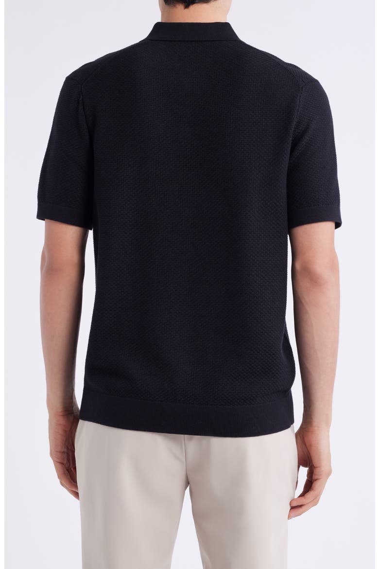Soris Cotton Polo, Alternate, color, BLACK