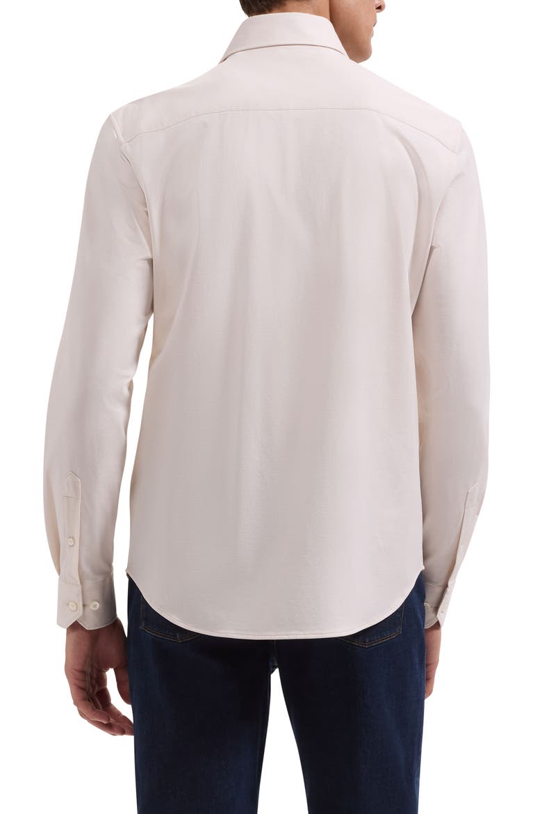 Devon OoohCotton® Button-Up Shirt, Alternate, color, ALMOND