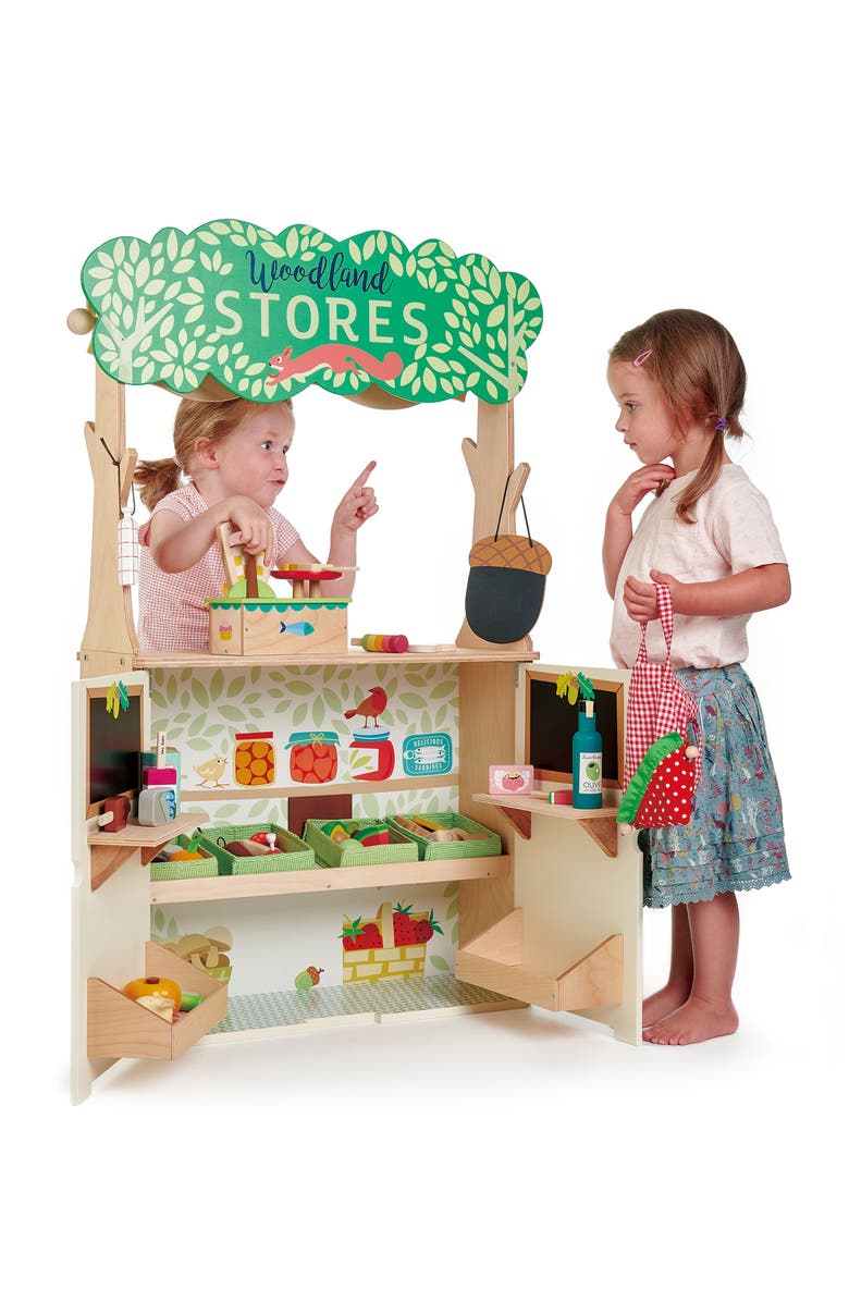 Tender Leaf Toys Woodland Stores & Theatre Toy Set, Alternate, color, Multi