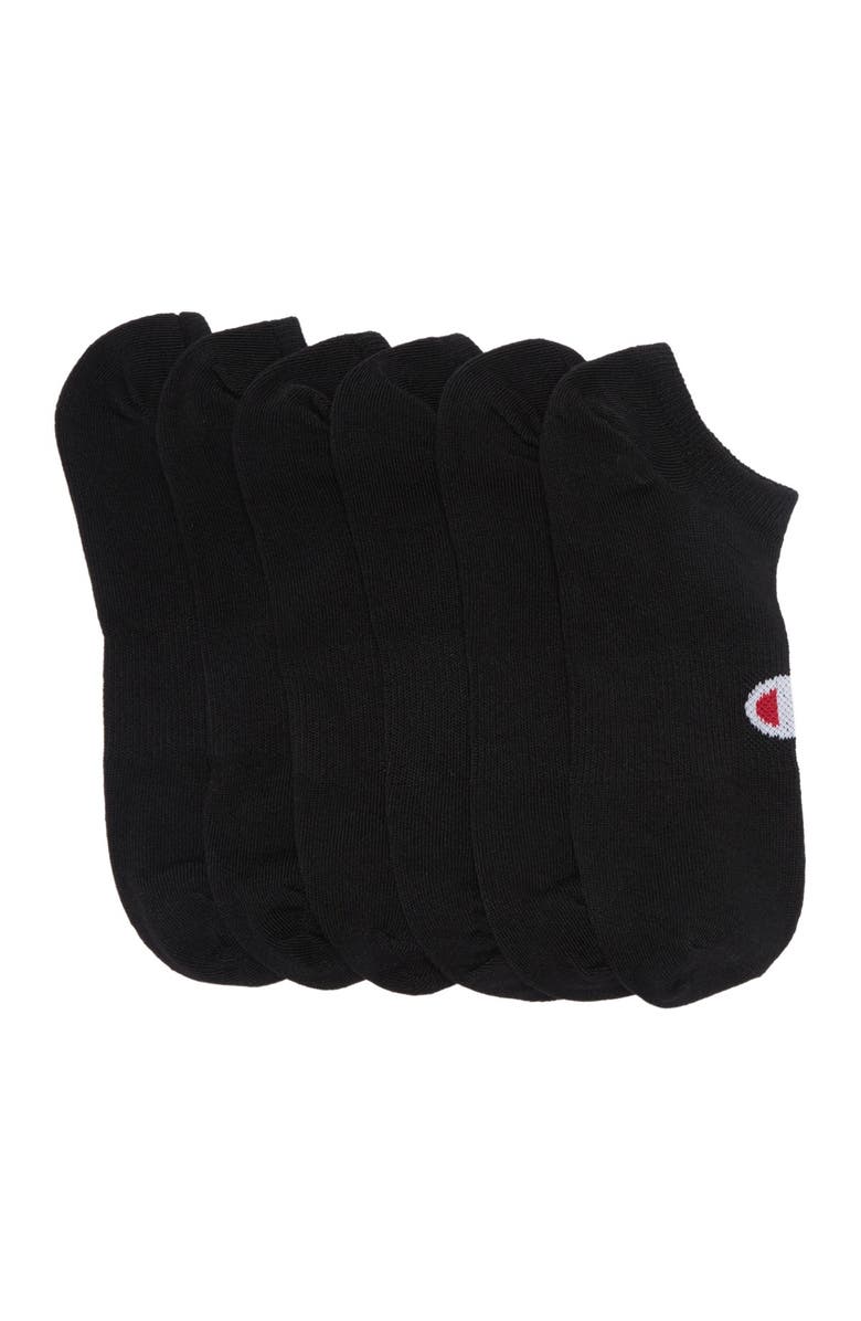Champion Core Super Low No Show Socks - Pack of 6, Main, color, 