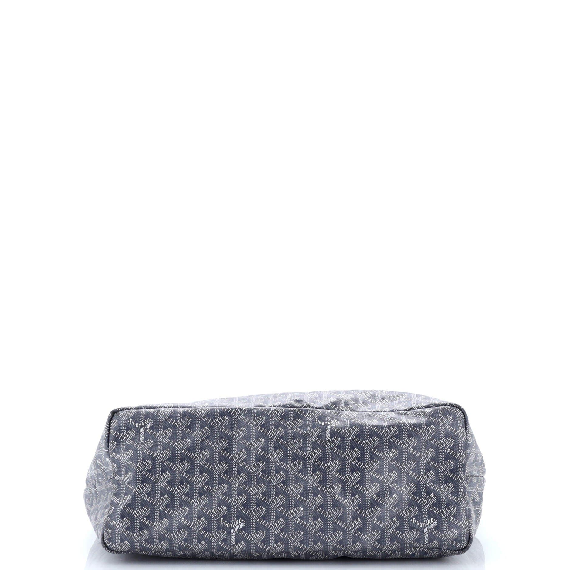 Pre-Owned Goyard Saint Louis Tote Coated Canvas PM, Alternate, color, Gray