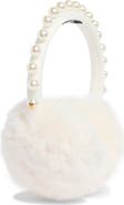 Kate Spade New York Faux Fur Pearl Embellished Ear Muffs