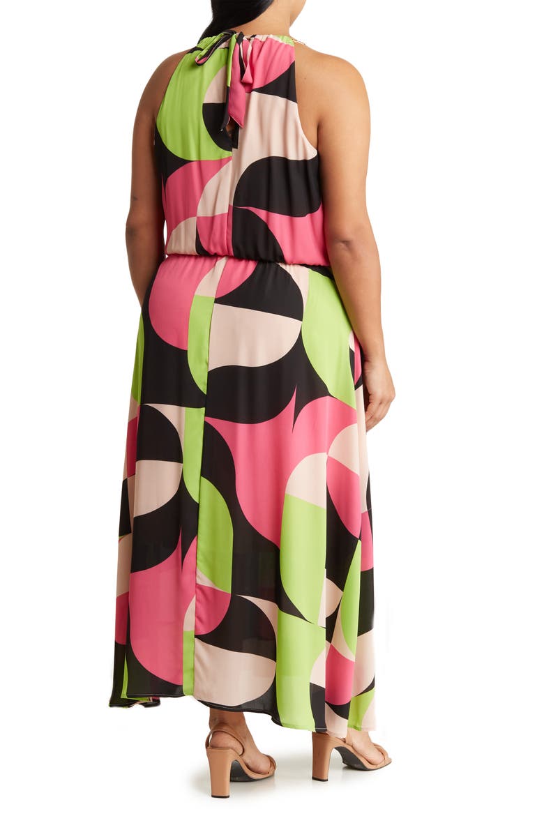 Beach House II Sleeveless Dress, Alternate, color, GEO