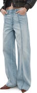 MANGO Seamed Balloon Jeans