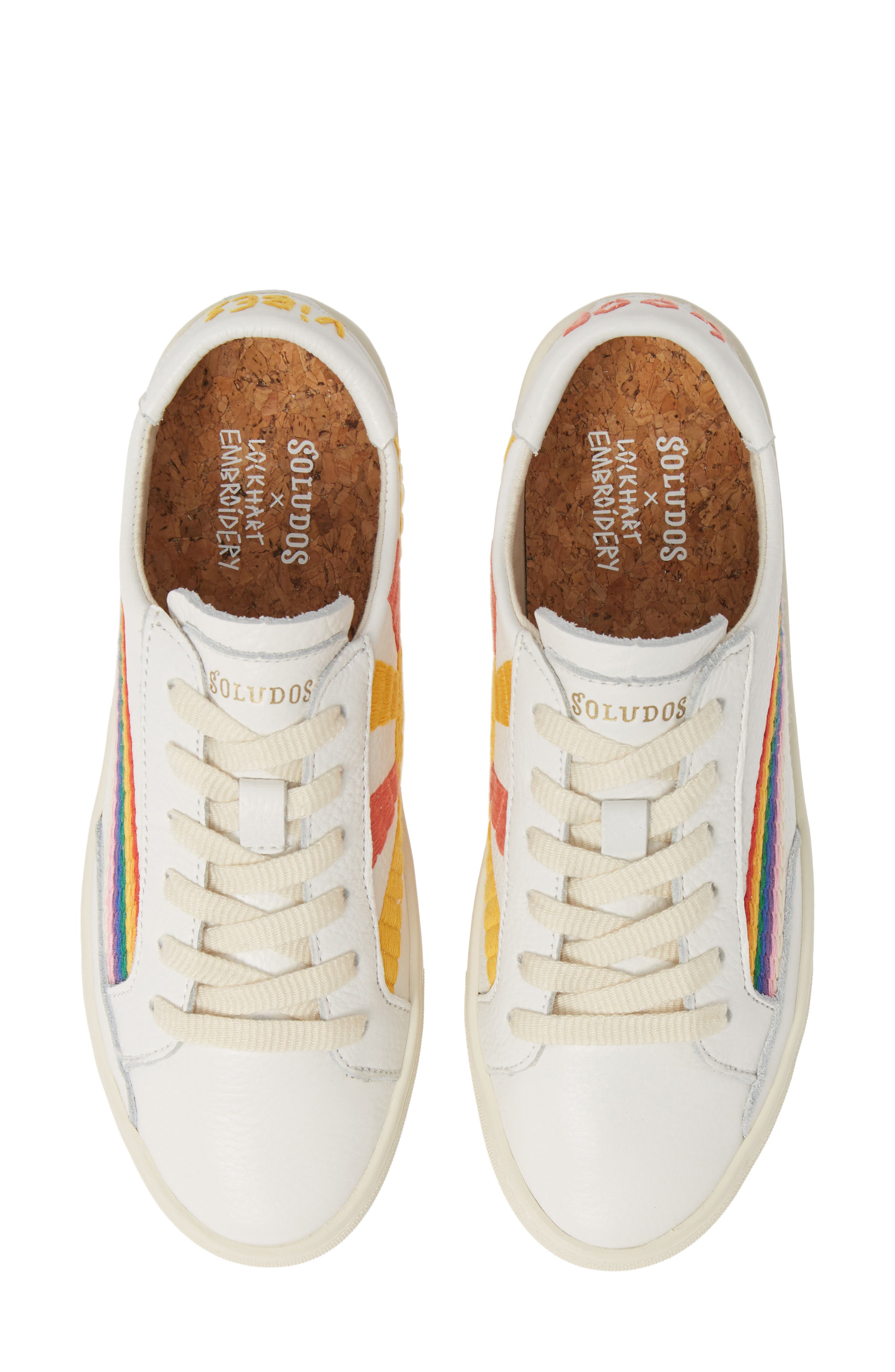 Soludos Rainbow Wave Sneaker, Alternate, color, 