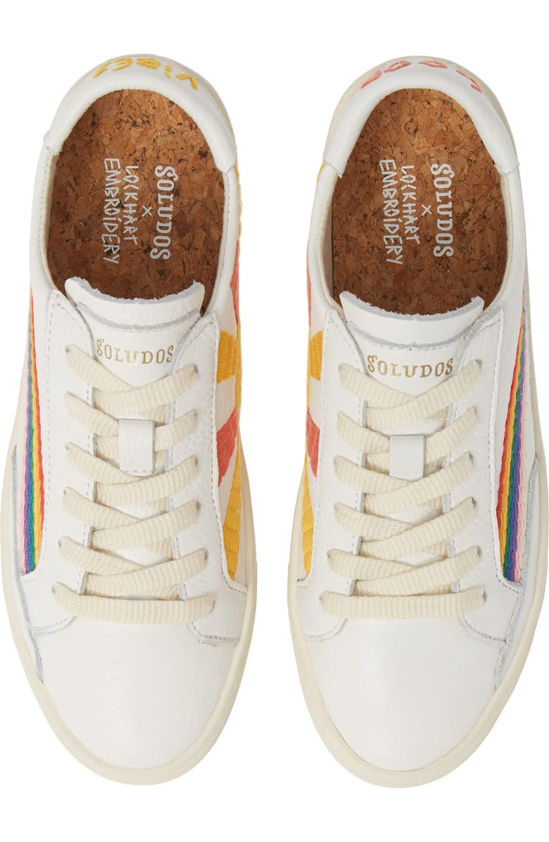 Soludos Rainbow Wave Sneaker, Alternate, color,