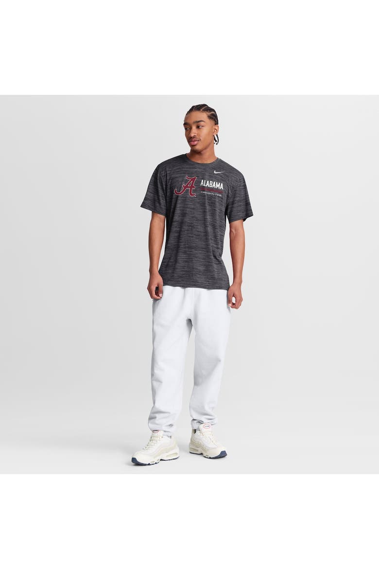 Men's Nike Anthracite Alabama Crimson Tide Sideline Velocity Dri-FIT T-Shirt, Alternate, color, Anthracite