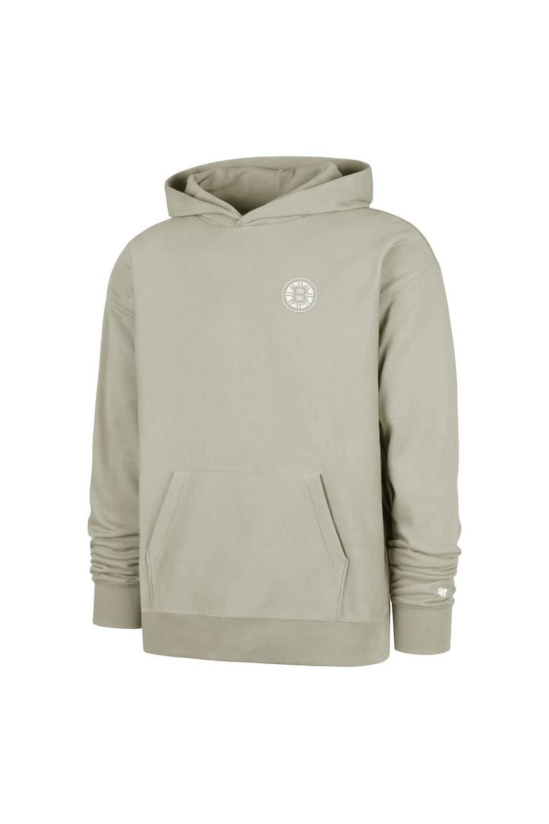 Men's '47  Gray Boston Bruins Foundation Pullover Hoodie, Alternate, color, Gray
