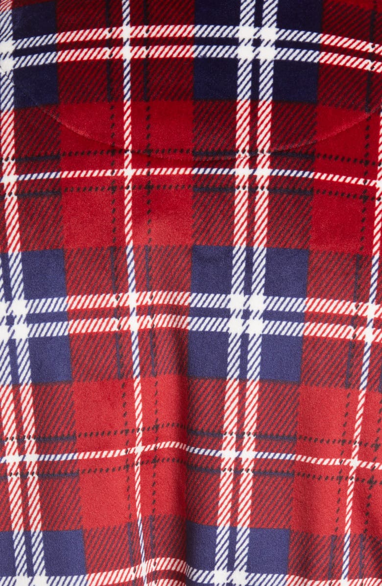 Daniel Buchler Plaid Velour Robe, Alternate, color,