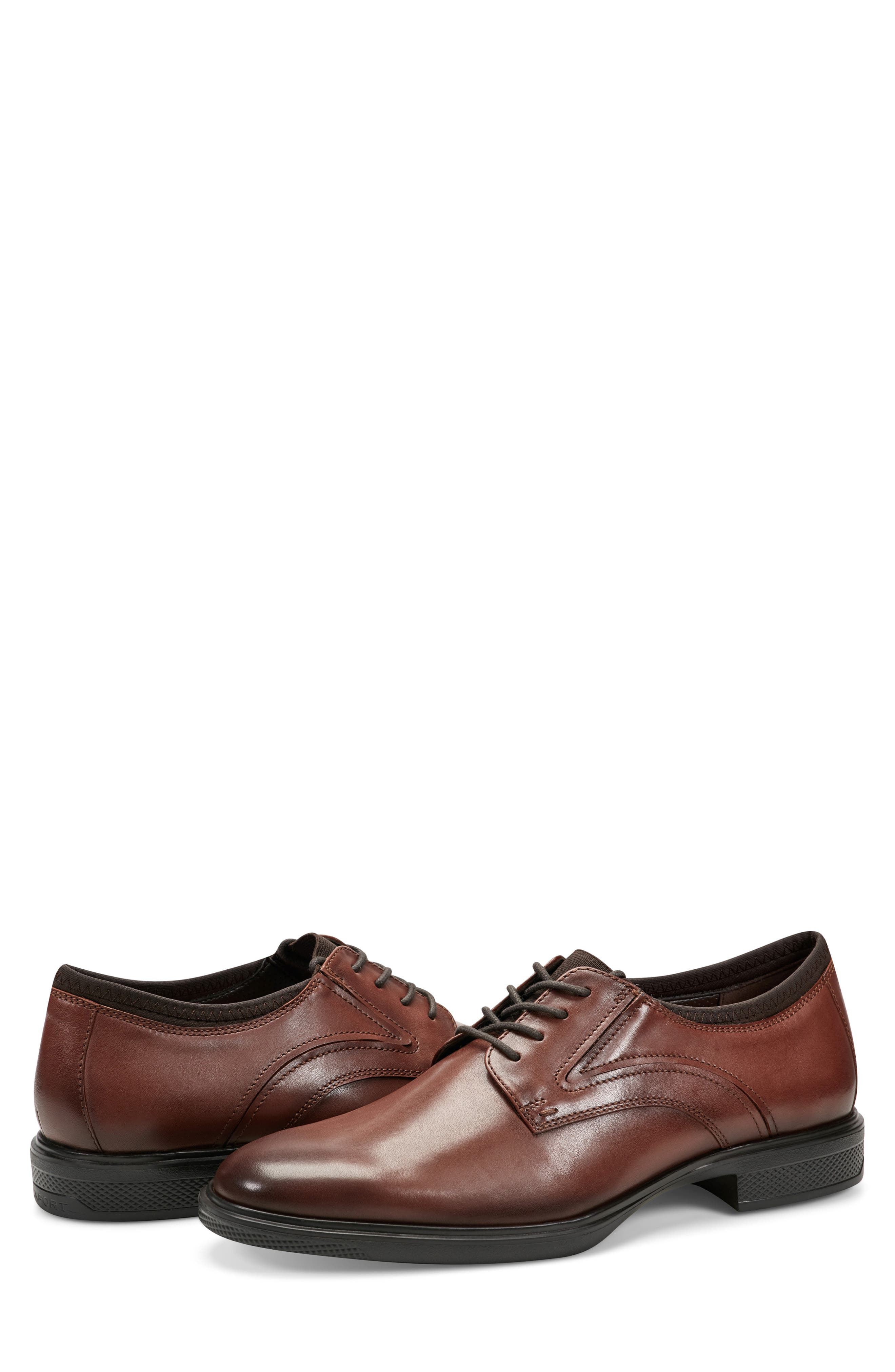 Keelan Plain Toe Derby, Alternate, color, MEDIUM NATURAL LEATHER