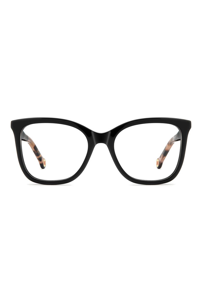 52mm Round Optical Glasses, Main, color, BLACK