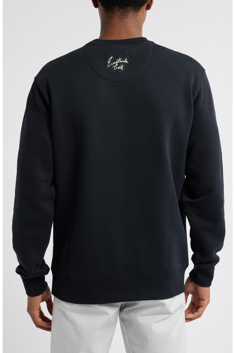 Swingman Appliqué Sweatshirt, Alternate, color, BLACK