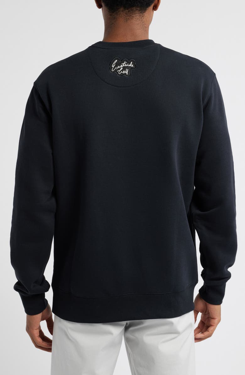Eastside Golf Swingman Appliqué Sweatshirt, Alternate, color, Black