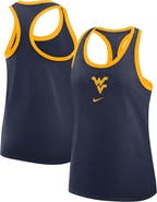 Nike Women's Nike Navy West Virginia Mountaineers Primetime Tri-Blend Racerback Tank Top