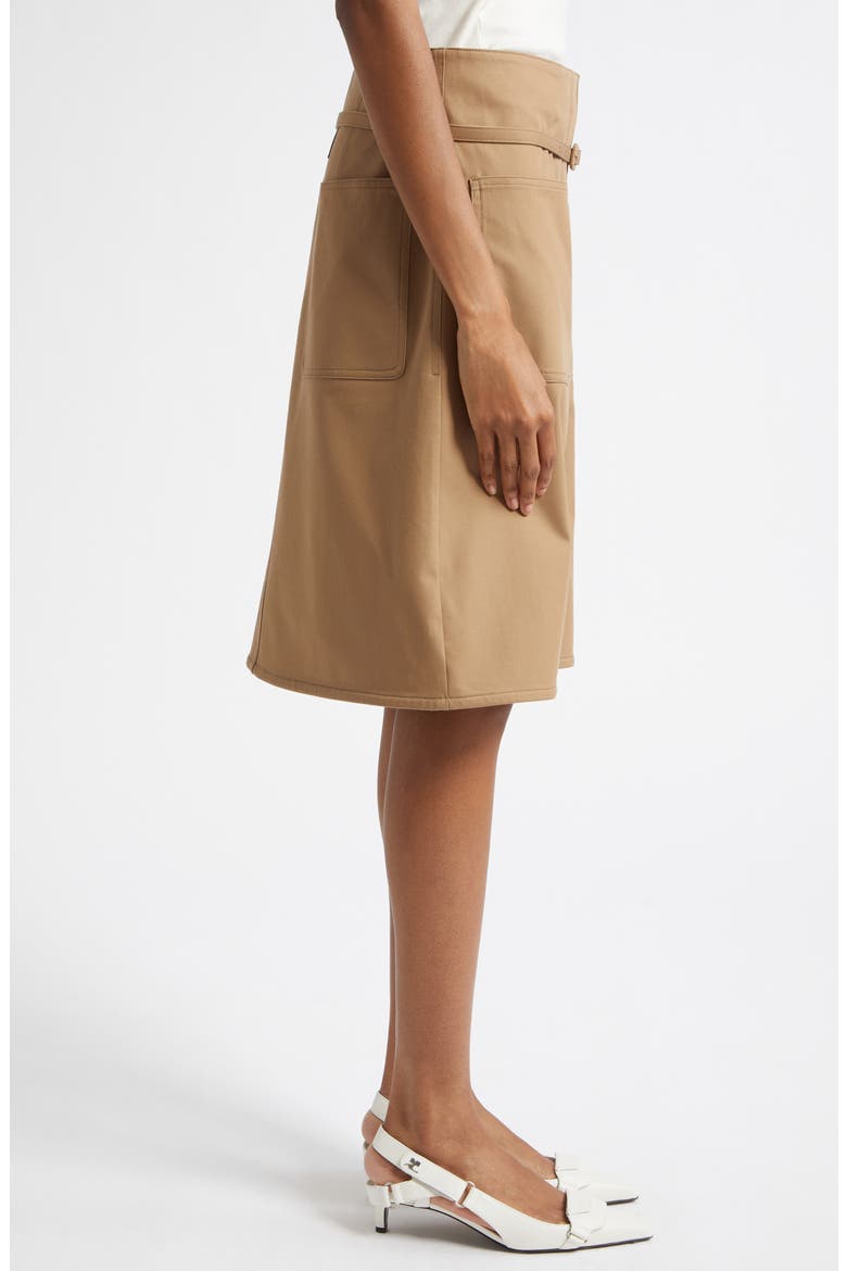 Cotton Canvas Back Panel Bermuda Shorts, Alternate, color, DARK SAND
