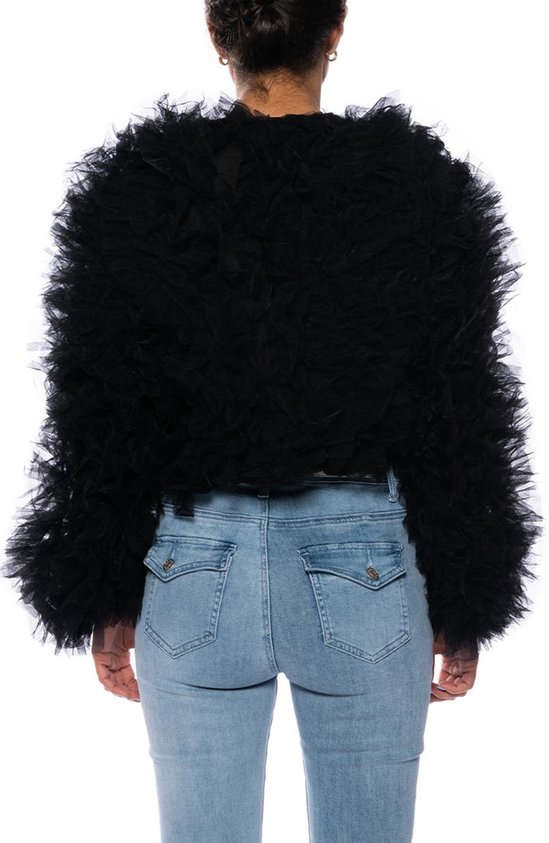 AZALEA WANG Tulle Jacket, Alternate, color,