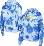 New Era Women's New Era Powder Blue Los Angeles Chargers Cloud Dye Fleece Pullover Hoodie