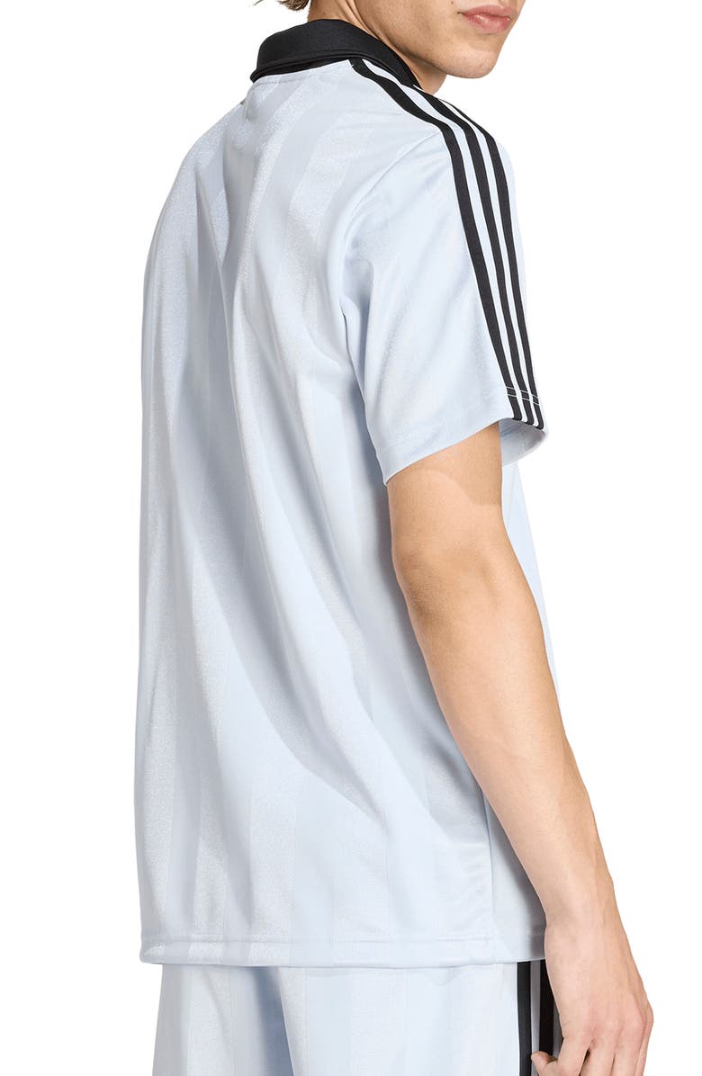 adidas Logo Jacquard Jersey, Alternate, color, Crystal Sky