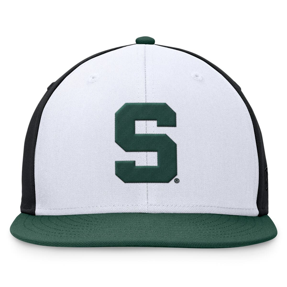 TOP OF THE WORLD Men's Top of the World White/Green Michigan State ...