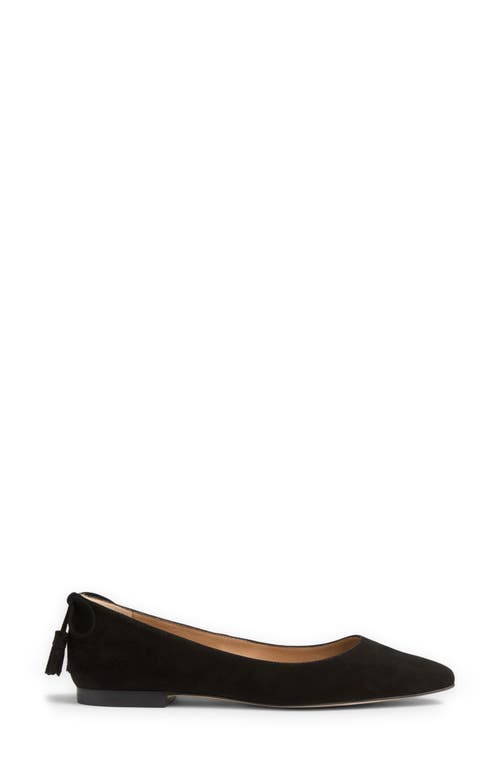 Lk Bennett Essie Tassel Flat In Black