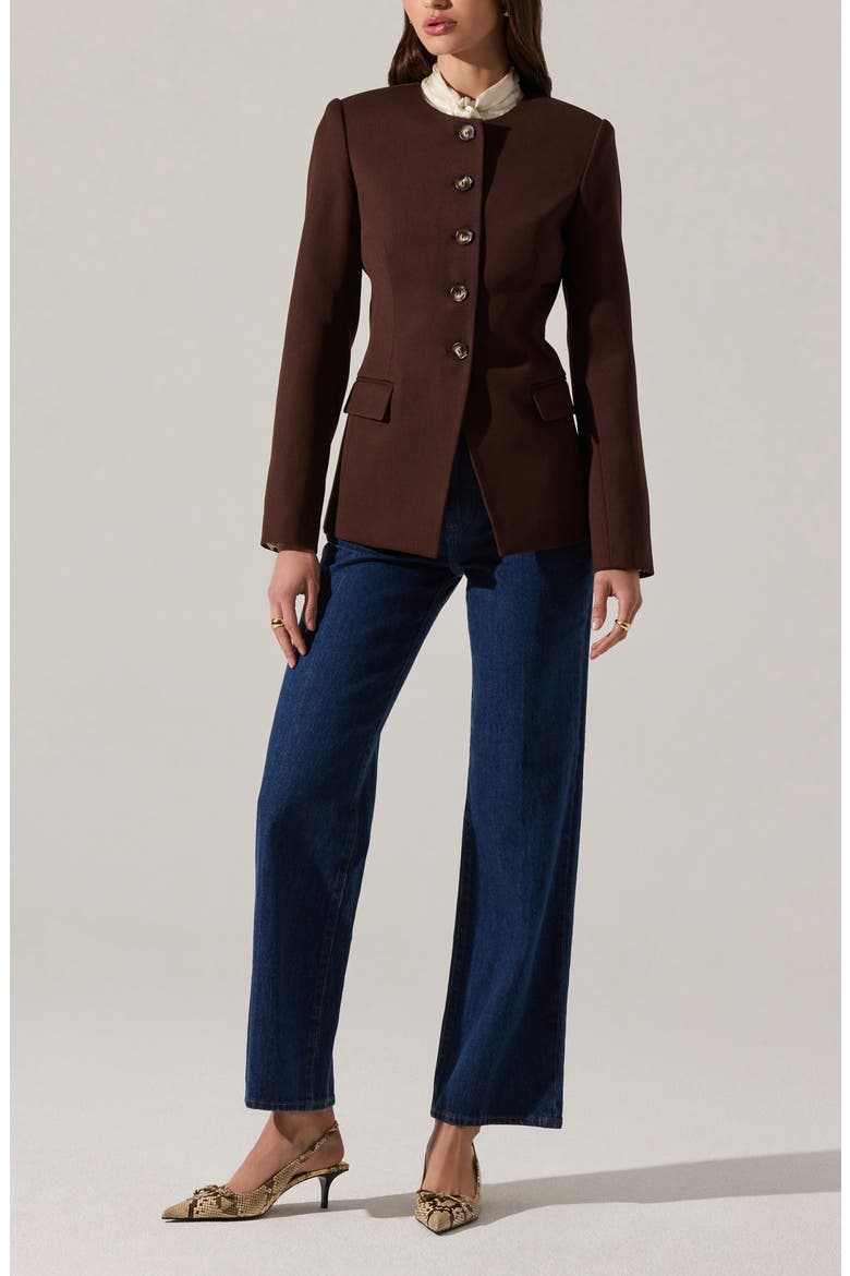 Bellemere Jacket, Alternate, color, BROWN