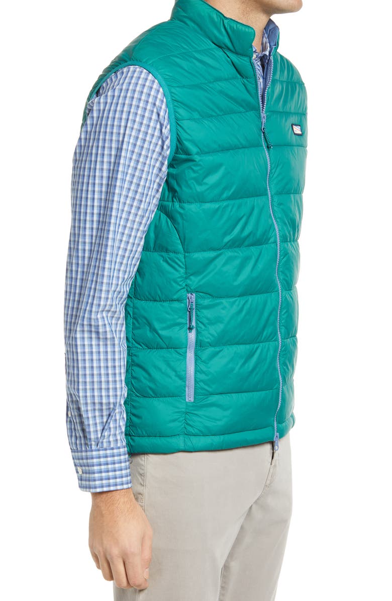johnnie-O Hudson Classic Quilted Nylon Vest, Alternate, color,