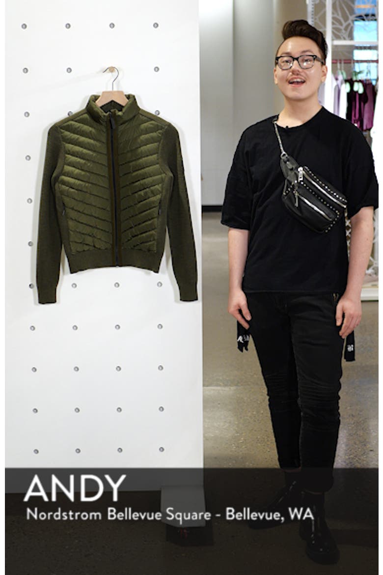 Hybridge Quilted & Knit Jacket video