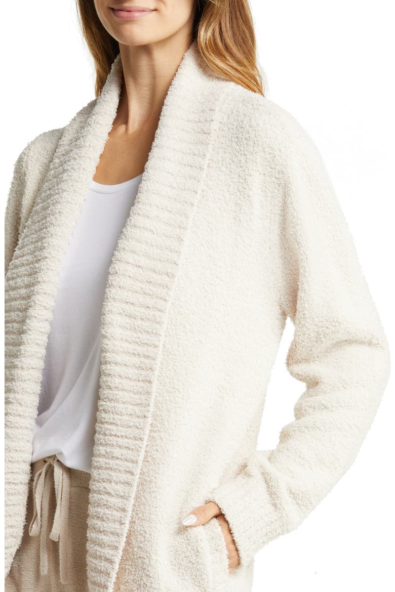 CozyChic™ Chenille Circle Cardigan, Alternate, color, SEASHELL
