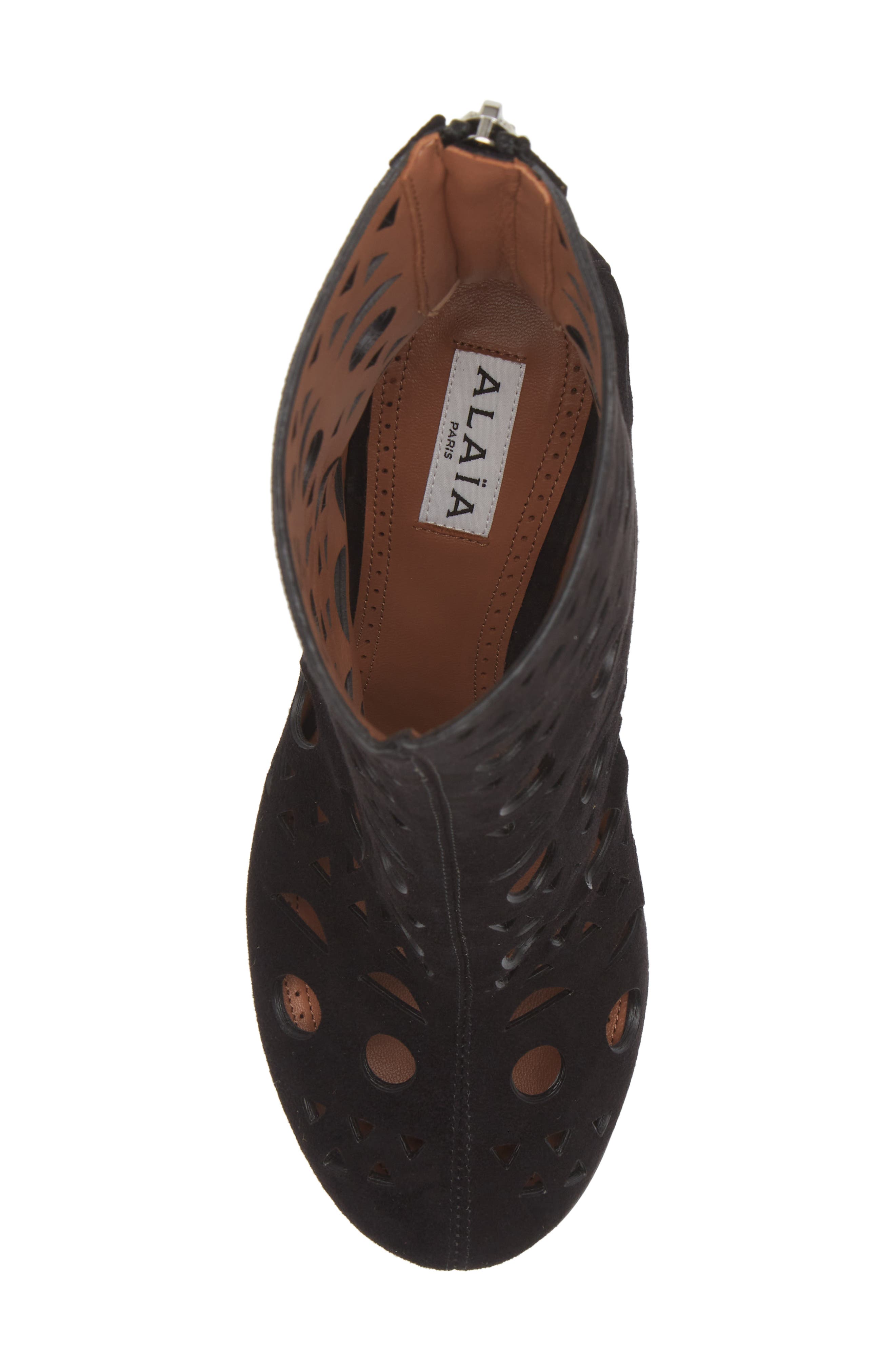 Alaïa Vienne Wedge Bootie, Alternate, color, 