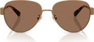 COACH 57mm Pilot Sunglasses