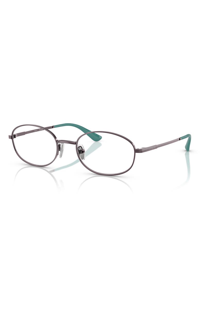 VOGUE 54mm Oval Optical Glasses, Alternate, color, Violet
