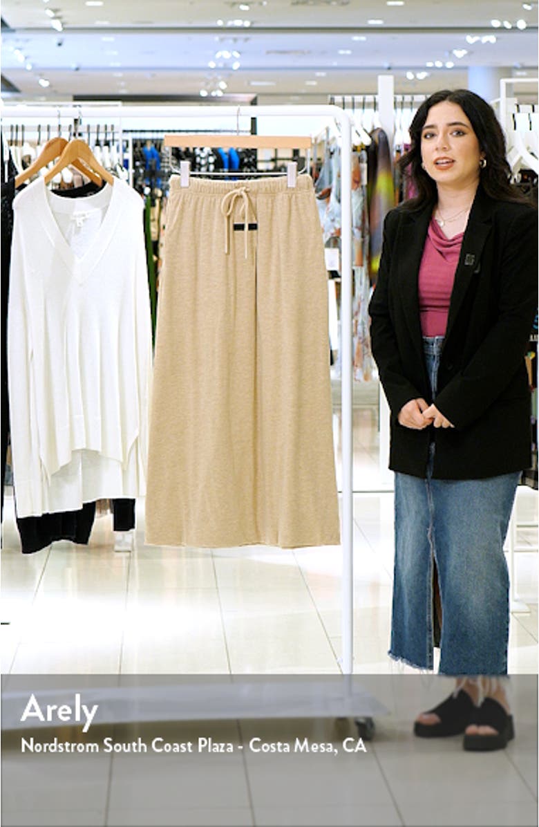 Drawstring Maxi Skirt, sales video thumbnail
