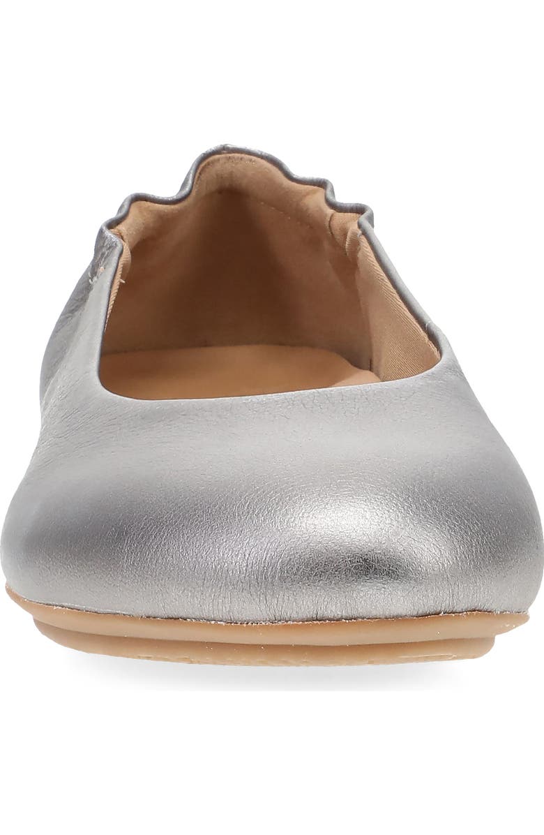 Dansko Mollie Ballet Flat, Alternate, color, Pewter Metallic