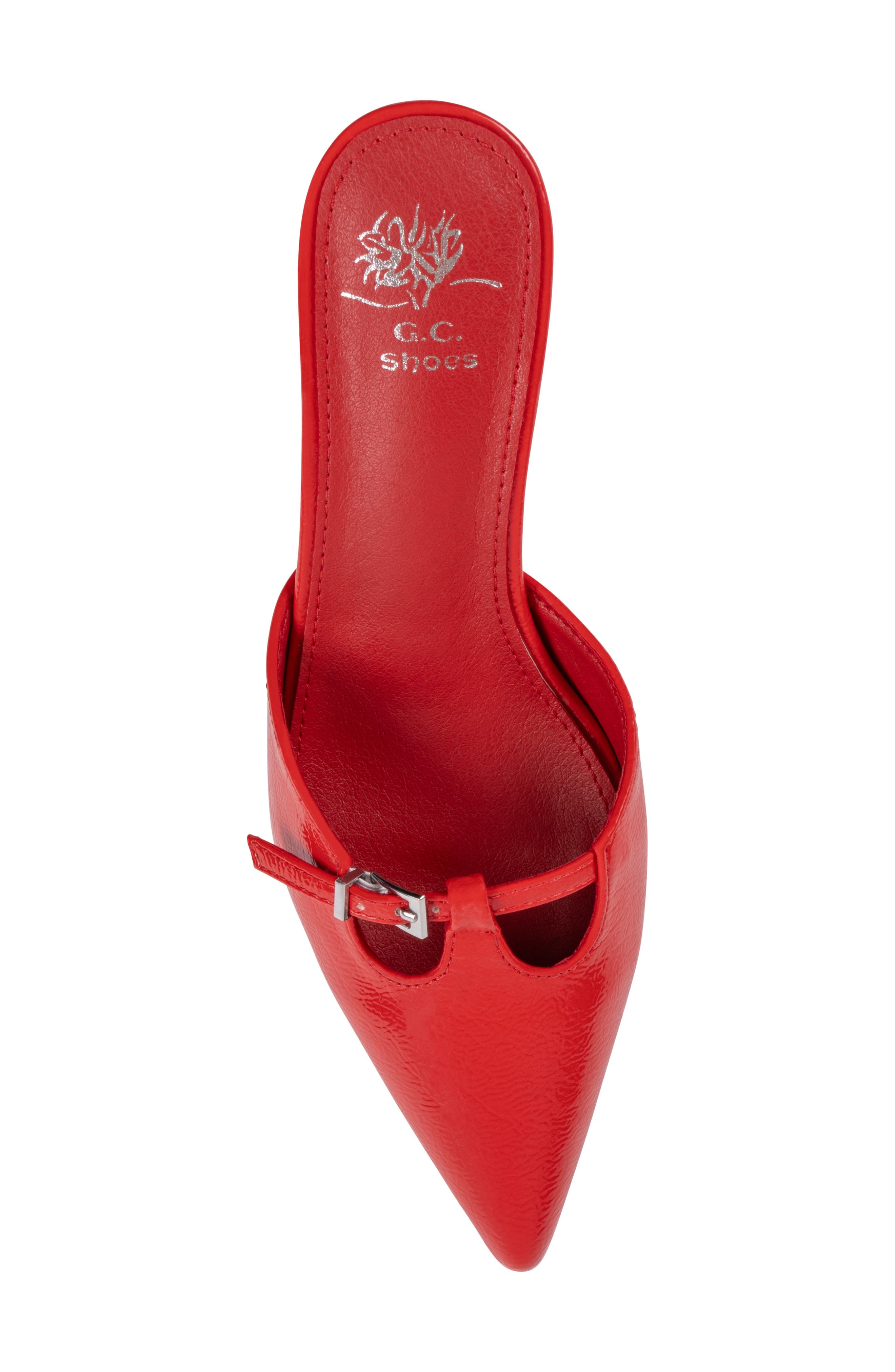 GOOD CHOICE NEW YORK Simone Pointed Toe Mule, Alternate, color, Red